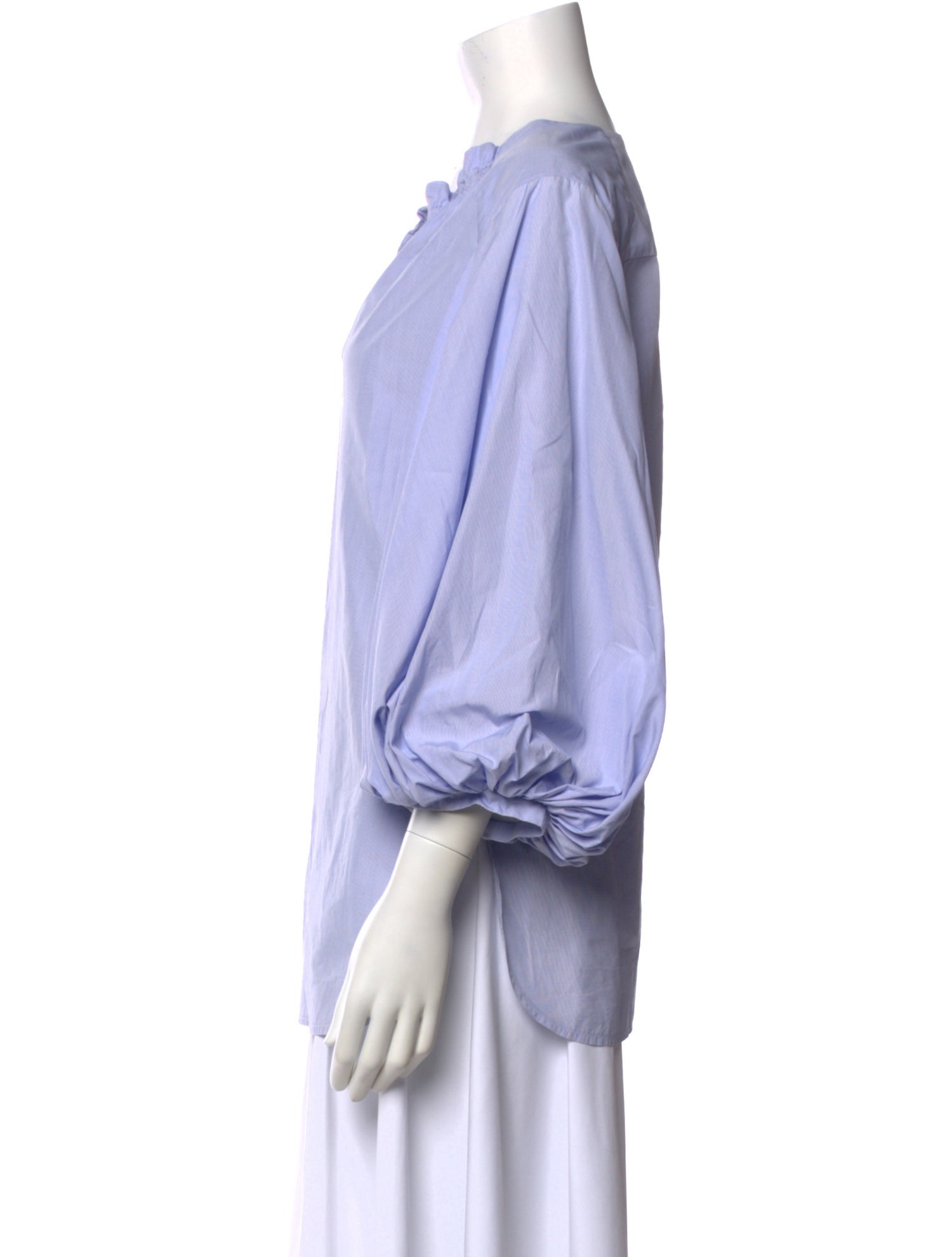 Dovima Paris V-Neck Three-Quarter Sleeve Blouse