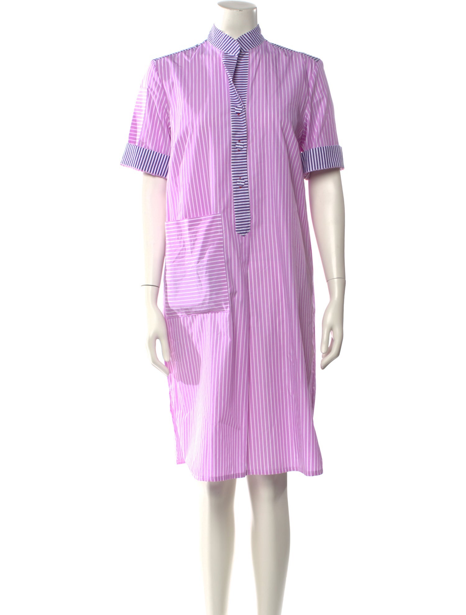 Dovima Paris Chambray Knee-Length Dress