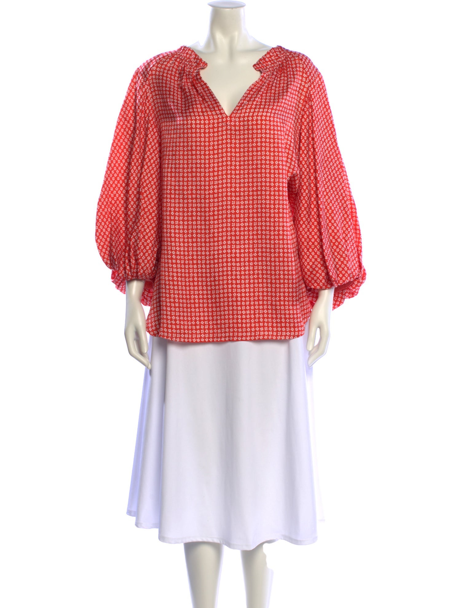 Dovima Paris Silk Printed Tunic