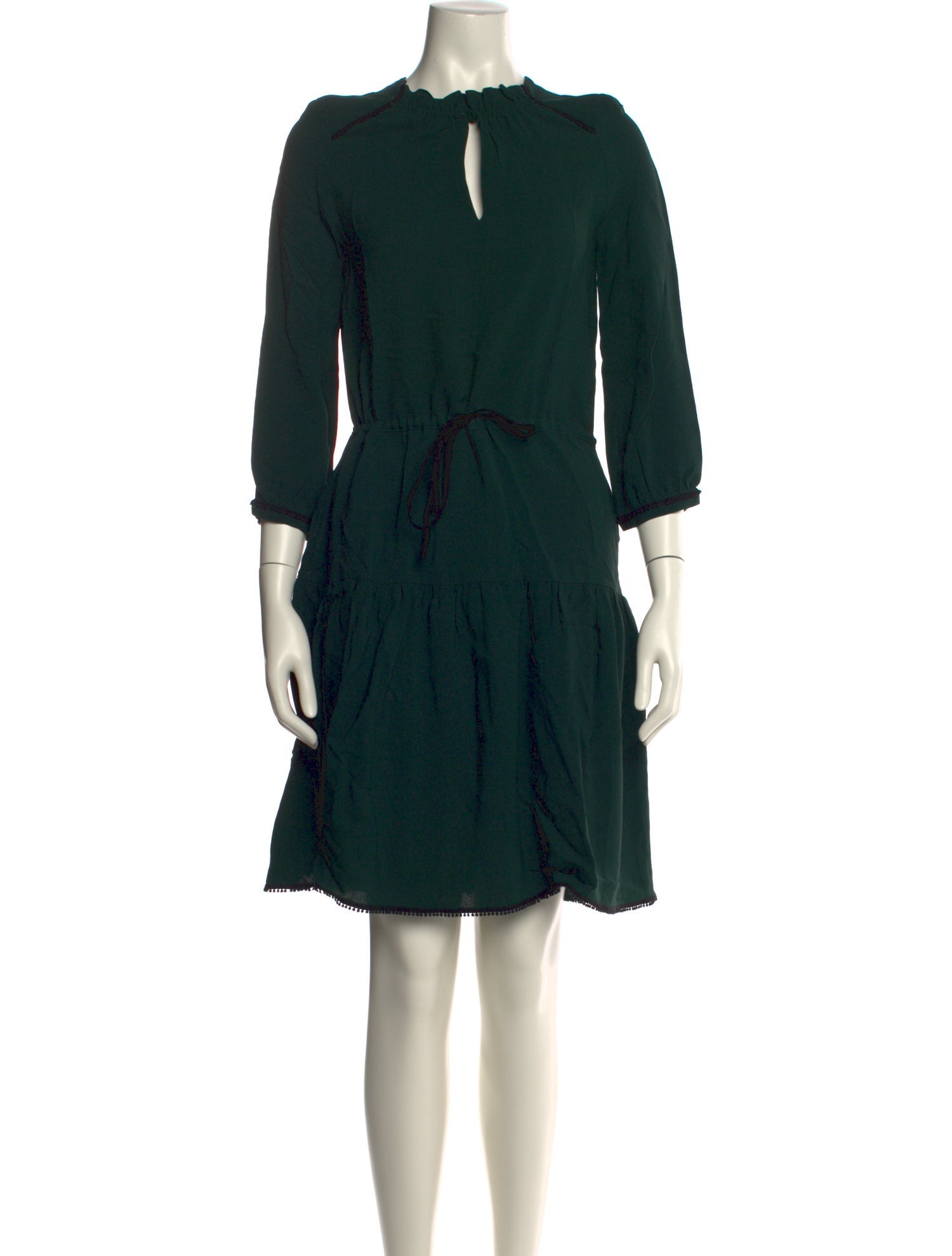 Dovima Paris Crew Neck Knee-Length Dress