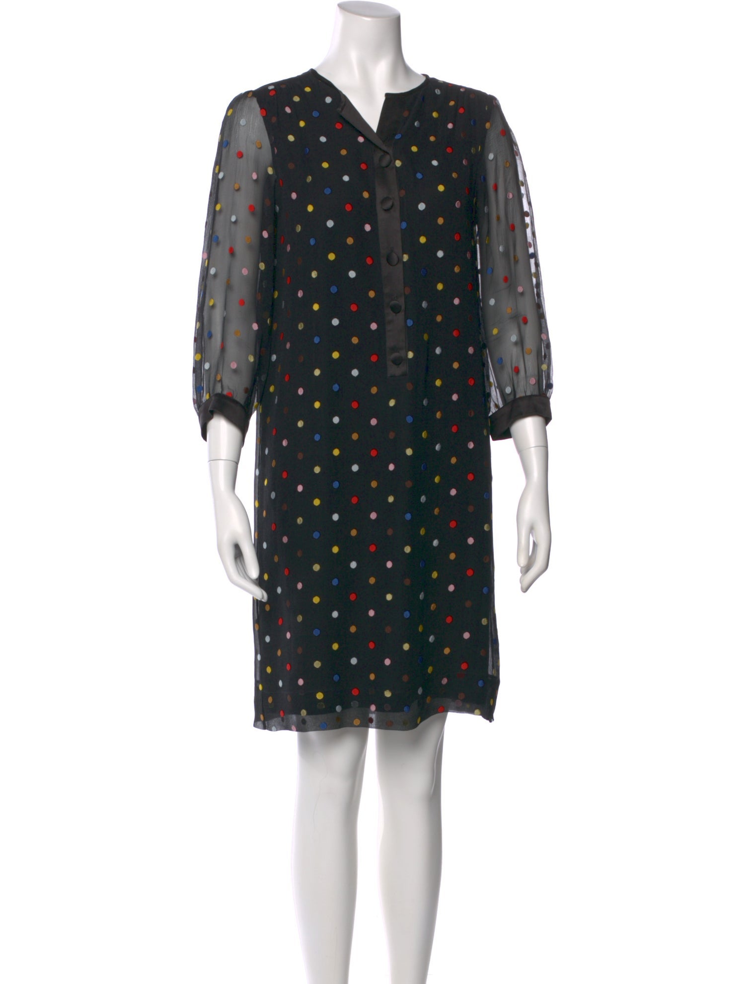 Dovima Paris Silk Mini Dress