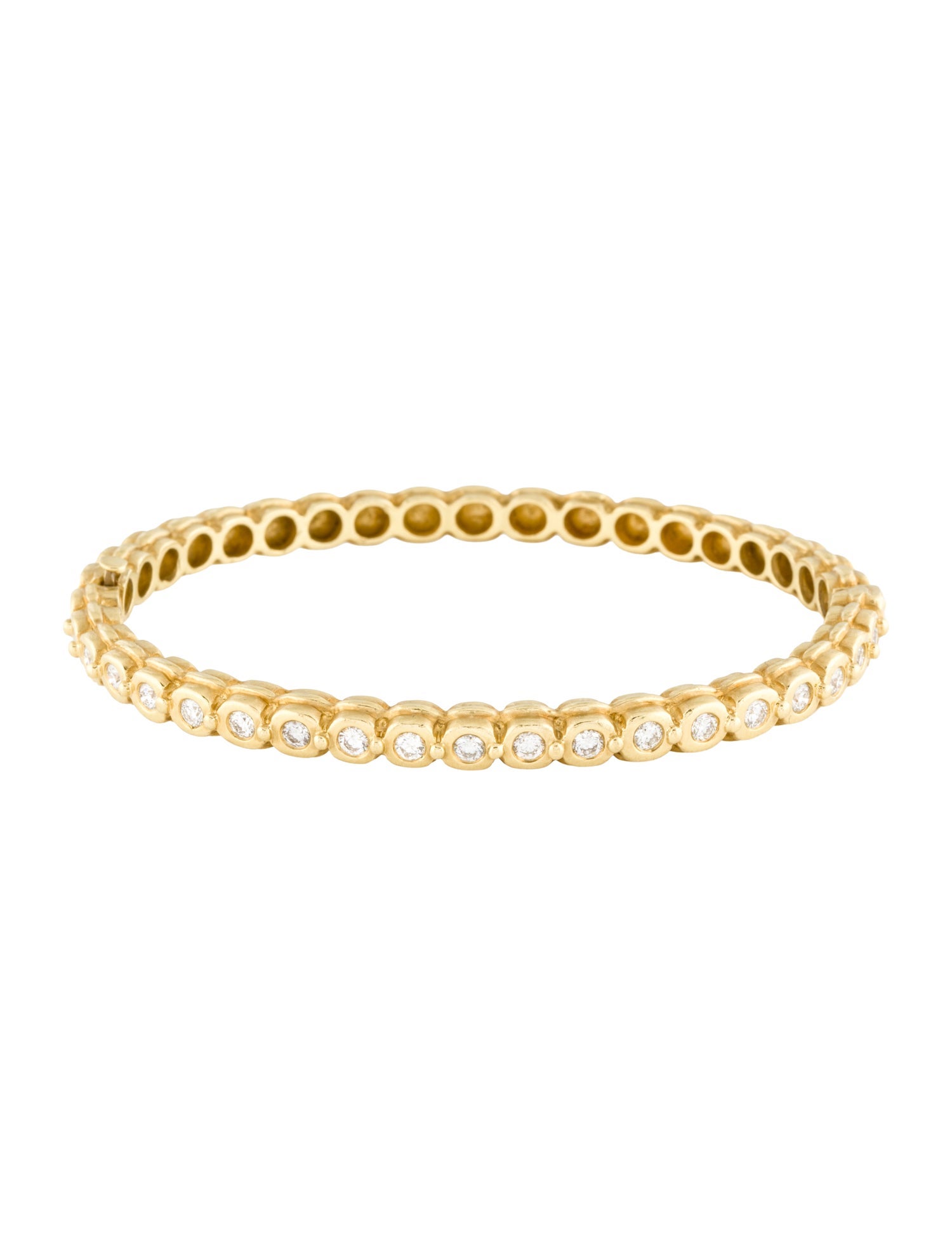 Doris Panos 18K 1.00ctw Diamond Bangle Bracelet