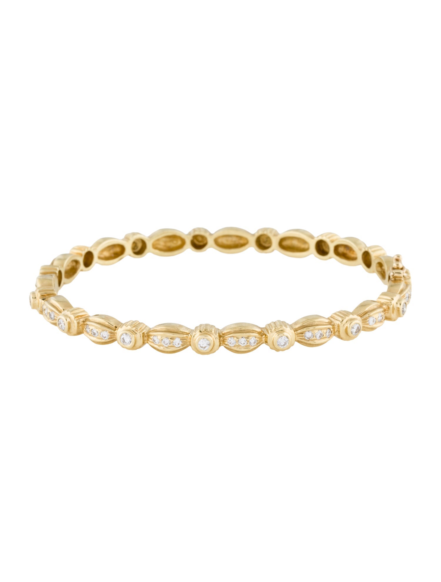 Doris Panos 18K Diamond Bangle Bracelet