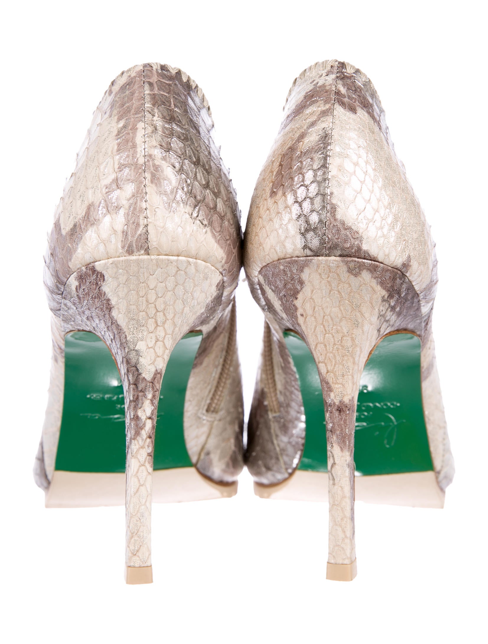 donald pliner snakeskin booties