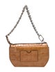 Delaroq Embossed Leather Top Handle Bag