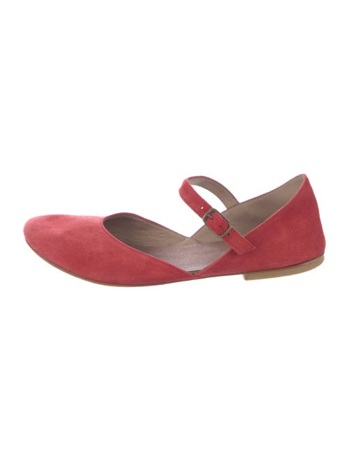 Daniela Gregis Suede Mary Jane Flats