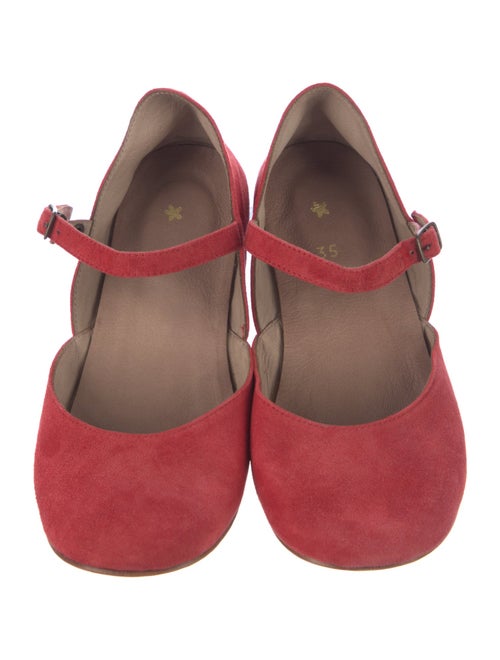 Daniela Gregis Suede Mary Jane Flats