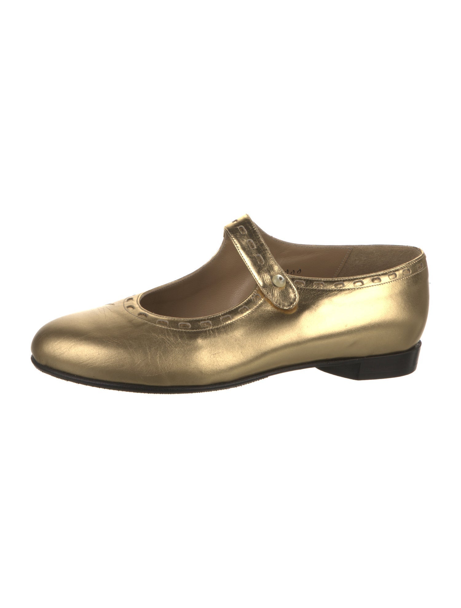 Daniela Gregis Leather Mary Jane Flats
