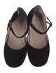 Daniela Gregis Velvet Mary Jane Flats