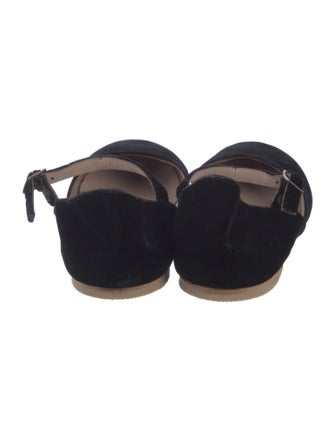 Daniela Gregis Velvet Mary Jane Flats