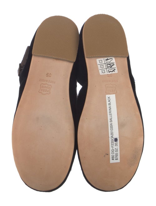 Daniela Gregis Velvet Mary Jane Flats