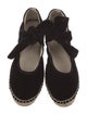 Daniela Gregis Velvet Whipstitch Trim Espadrilles