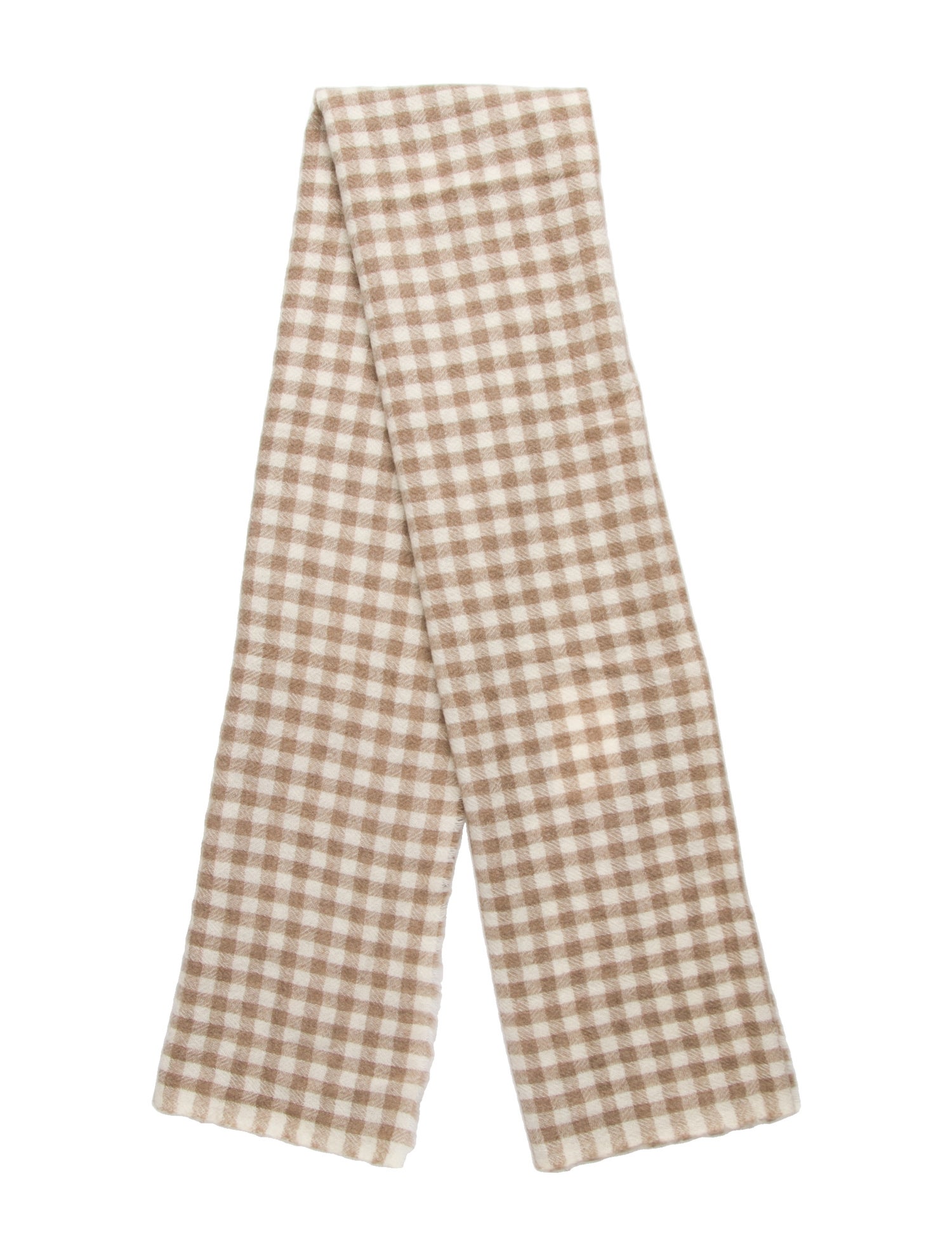 Daniela Gregis Cashmere Plaid Print Scarf