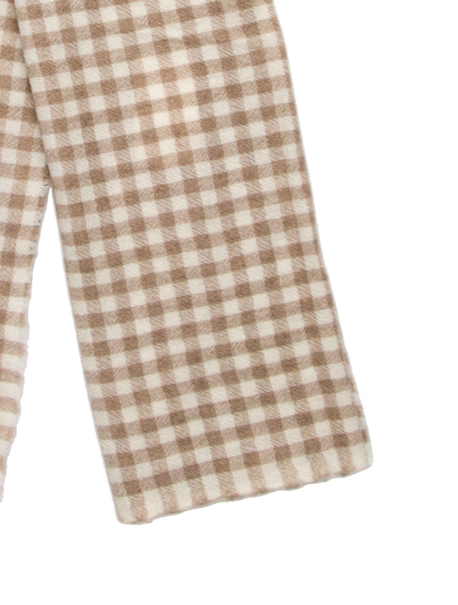 Daniela Gregis Cashmere Plaid Print Scarf