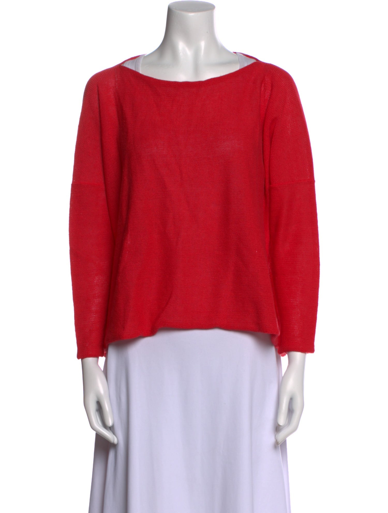 Daniela Gregis Linen Bateau Neckline Sweater