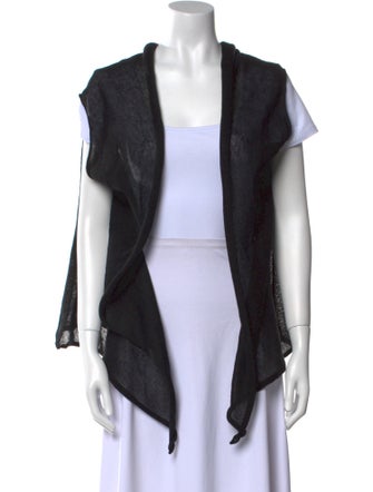 Daniela Gregis Linen Open Front Sweater