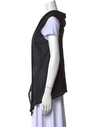 Daniela Gregis Linen Open Front Sweater