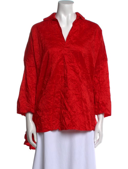 Daniela Gregis Linen Printed Blouse