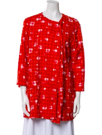 Daniela Gregis Plaid Print Evening Jacket