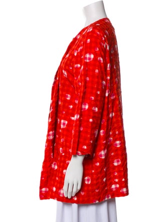 Daniela Gregis Plaid Print Evening Jacket