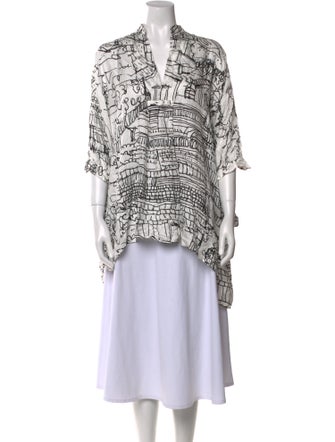 Daniela Gregis Silk Printed Tunic