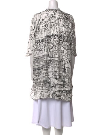 Daniela Gregis Silk Printed Tunic