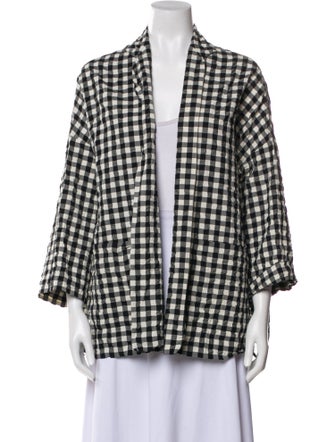 Daniela Gregis Plaid Print Blazer