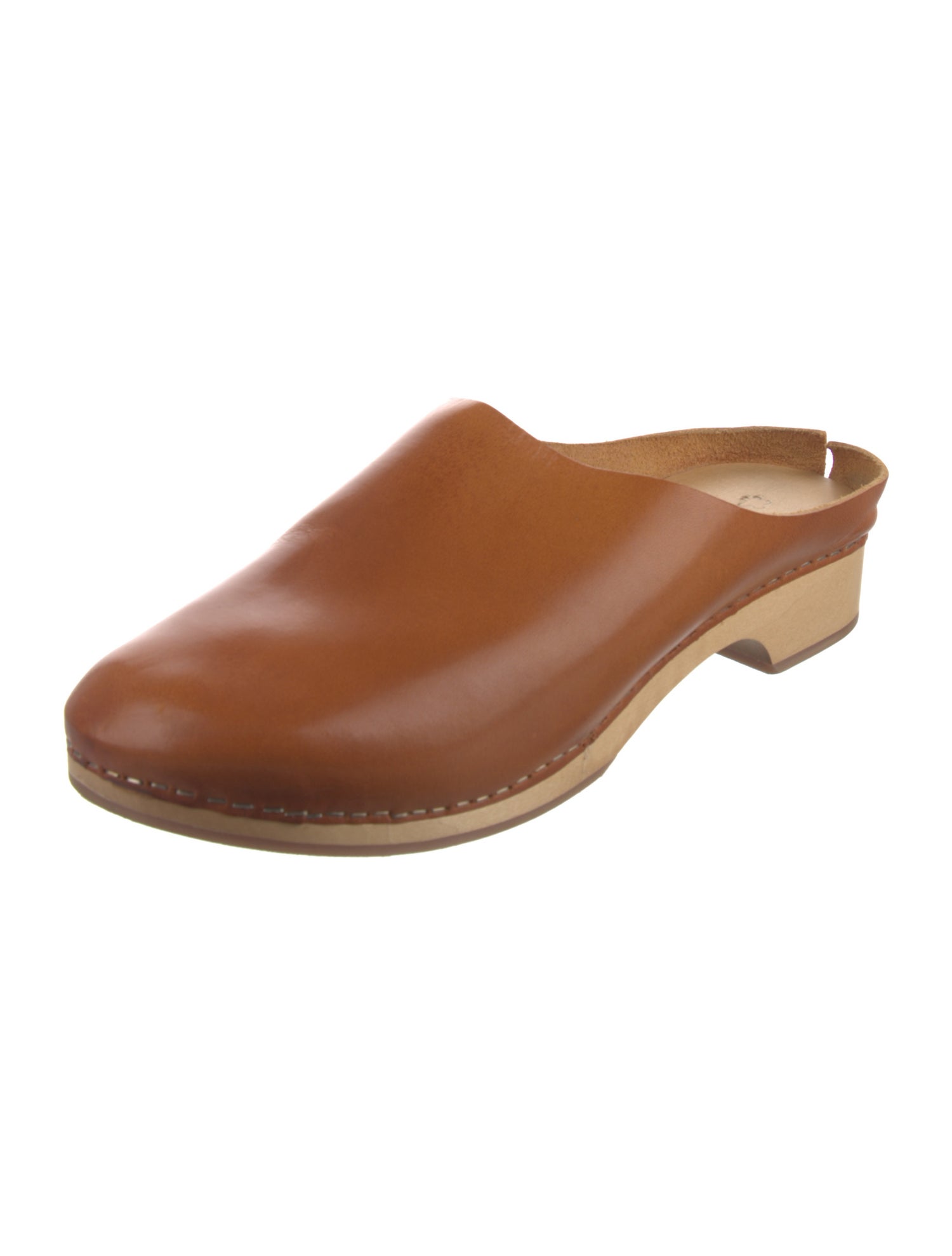 Daniela Gregis Leather Mules