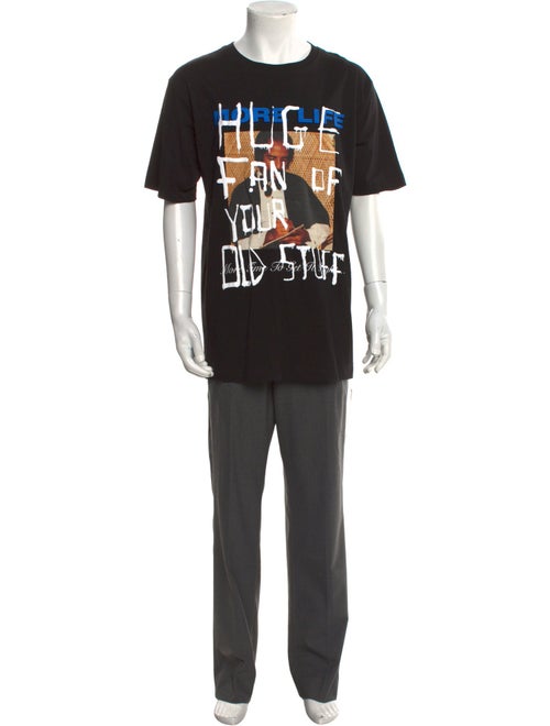 Drake Related Graphic Print Crew Neck T-Shirt