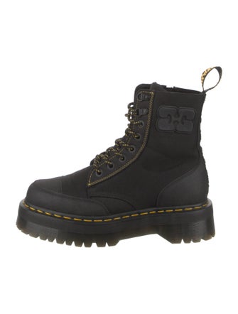 Dr. Martens x Ganni Canvas Combat Boots