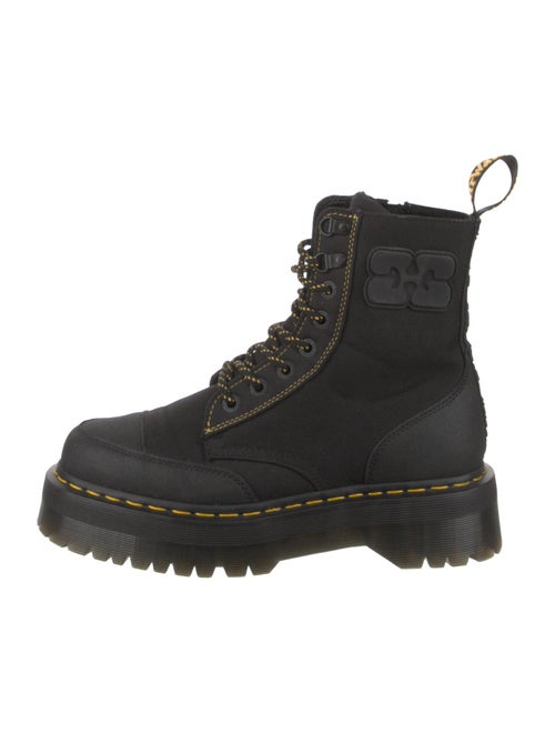 Dr. Martens x Ganni Canvas Combat Boots