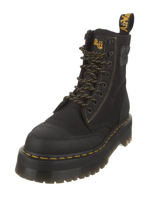 Dr. Martens x Ganni Canvas Combat Boots