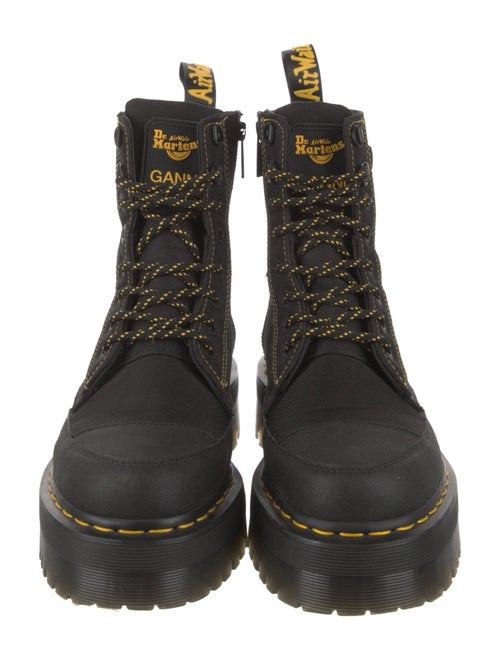 Dr. Martens x Ganni Canvas Combat Boots
