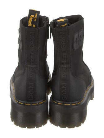 Dr. Martens x Ganni Canvas Combat Boots