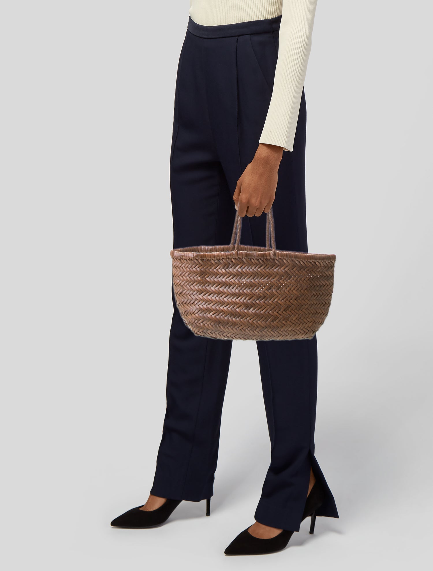 Dragon Diffusion Leather Top Handle Bag