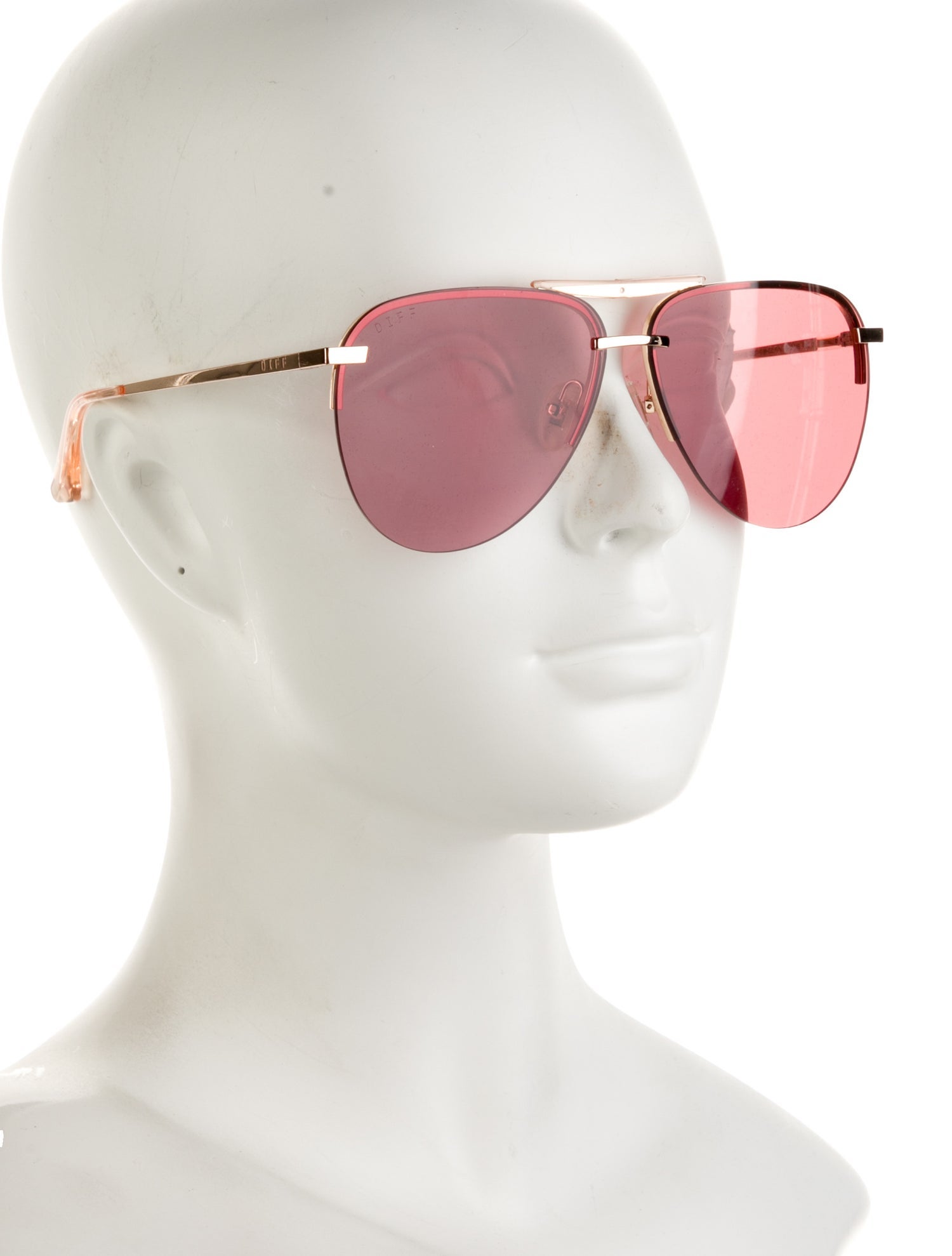 Dragon Diffusion Aviator Mirrored Sunglasses