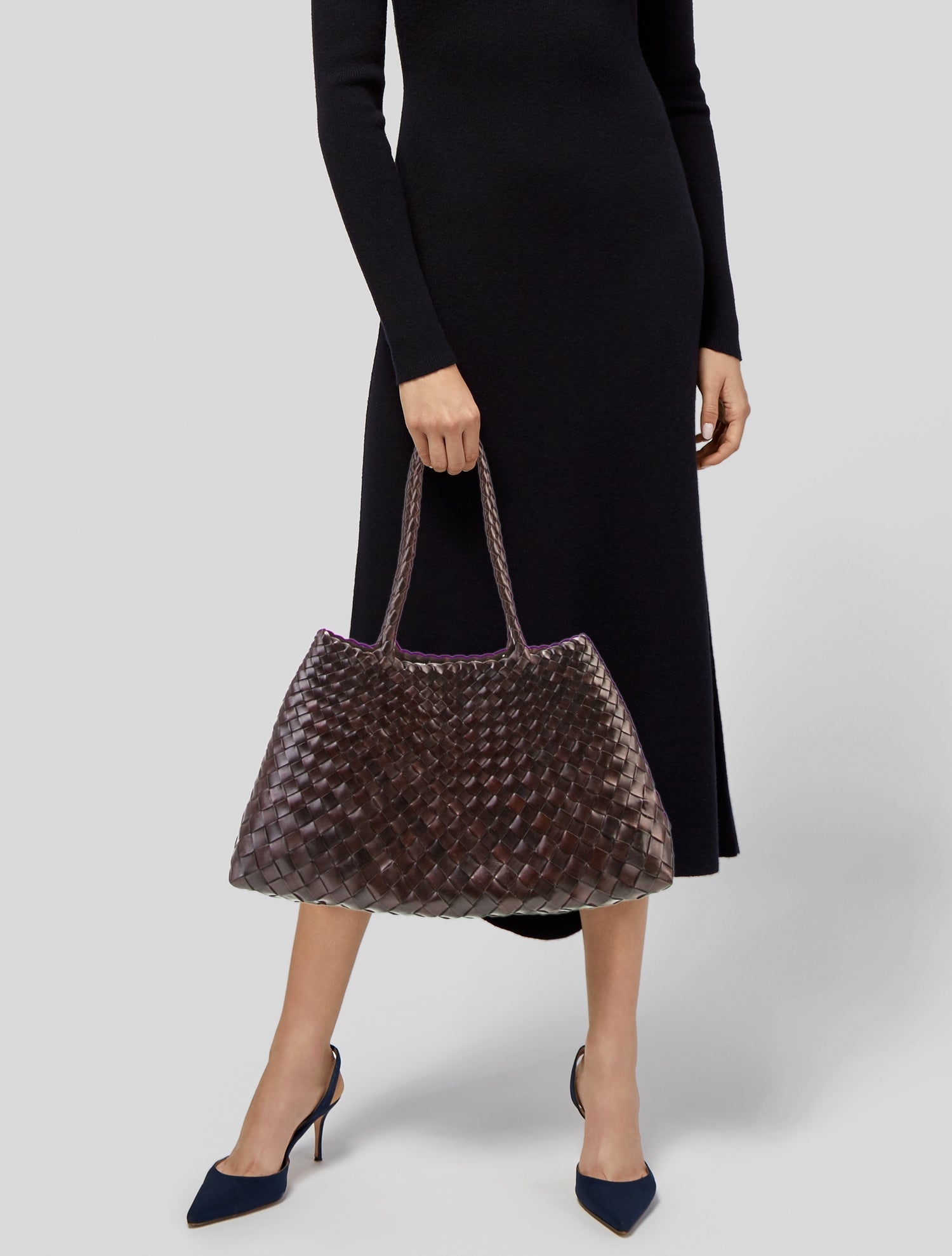 Dragon Diffusion Leather Top Handle Bag