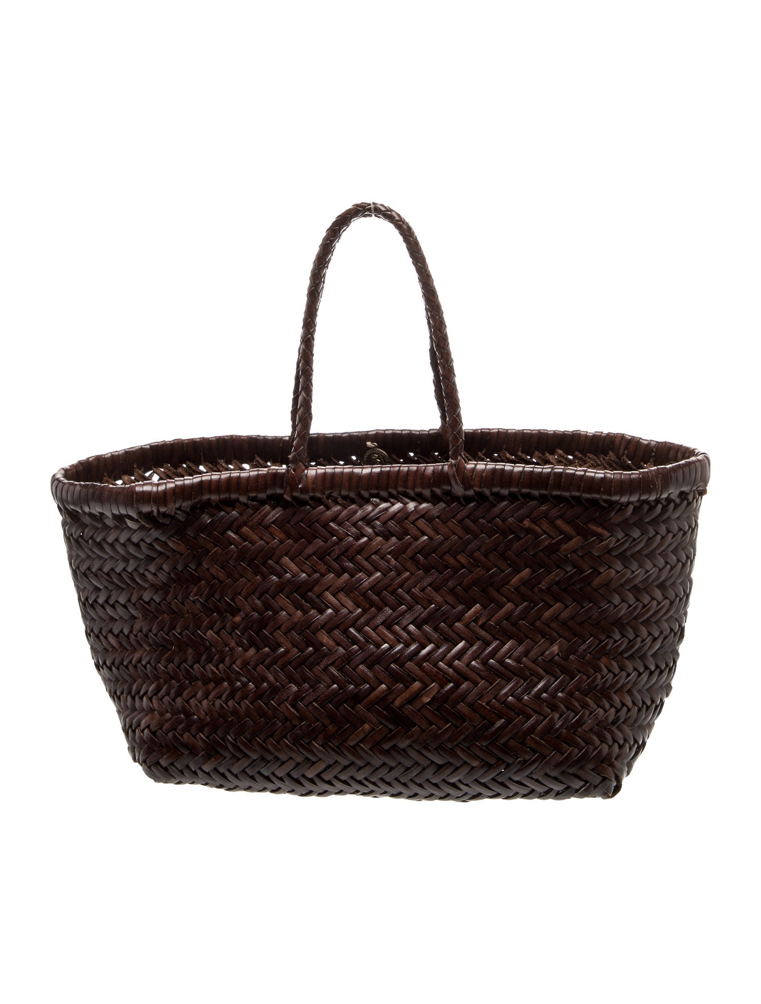 Dragon Diffusion Leather Top Handle Bag