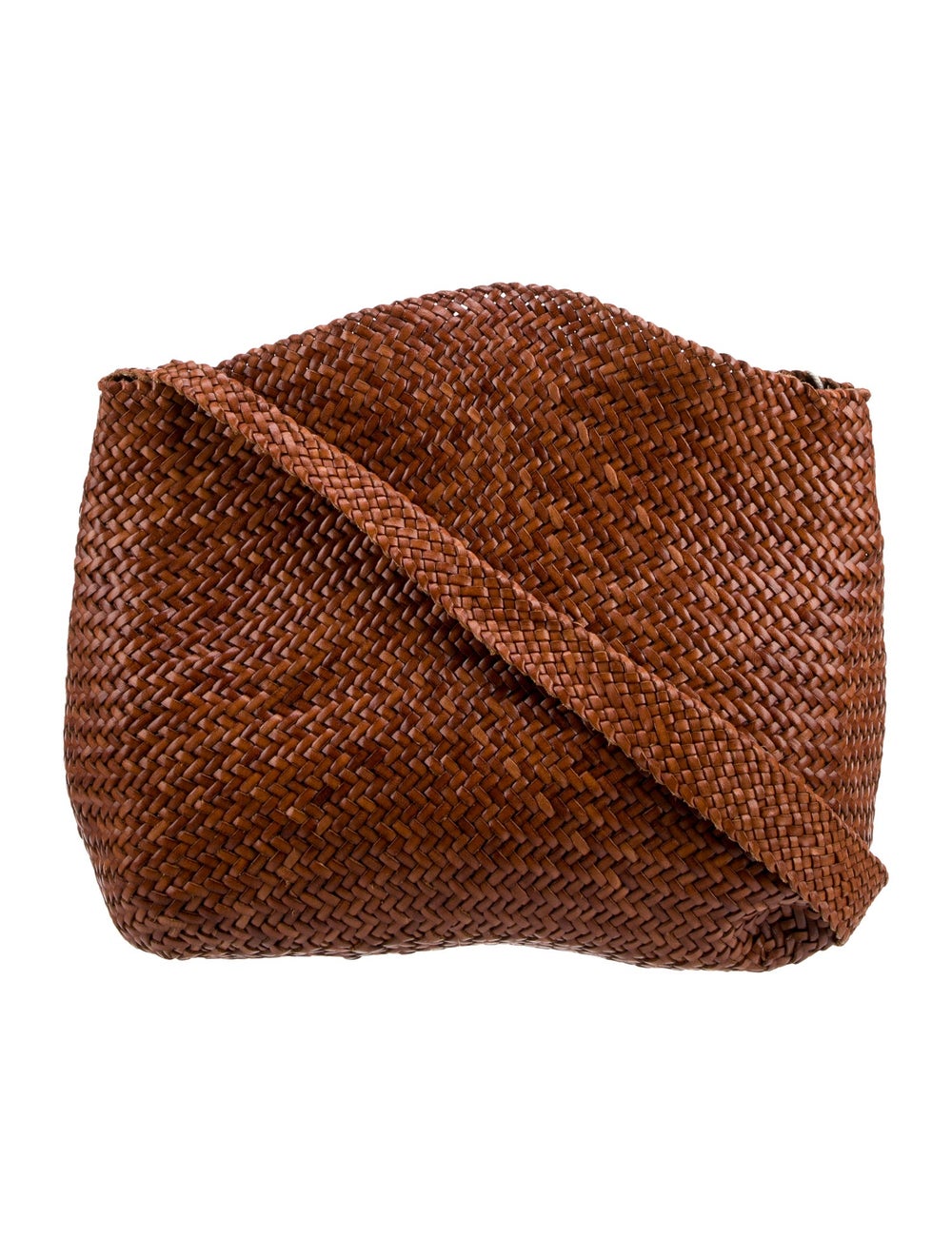 Dragon Diffusion Messenger Bag Brown Leather Flat… - image 4