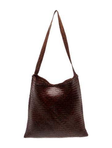 Pre-owned Dragon Diffusion Leather Hobo In Brown