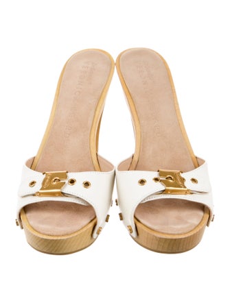 Dr. Scholl's x Veronica Beard Leather Studded Accents Slides