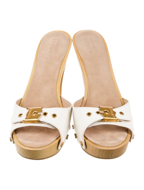 Dr. Scholl's x Veronica Beard Leather Studded Accents Slides