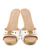 Dr. Scholl's x Veronica Beard Leather Studded Accents Slides