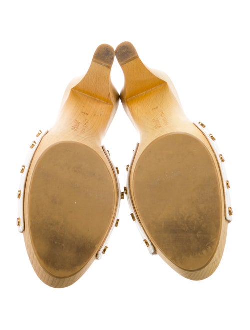 Dr. Scholl's x Veronica Beard Leather Studded Accents Slides