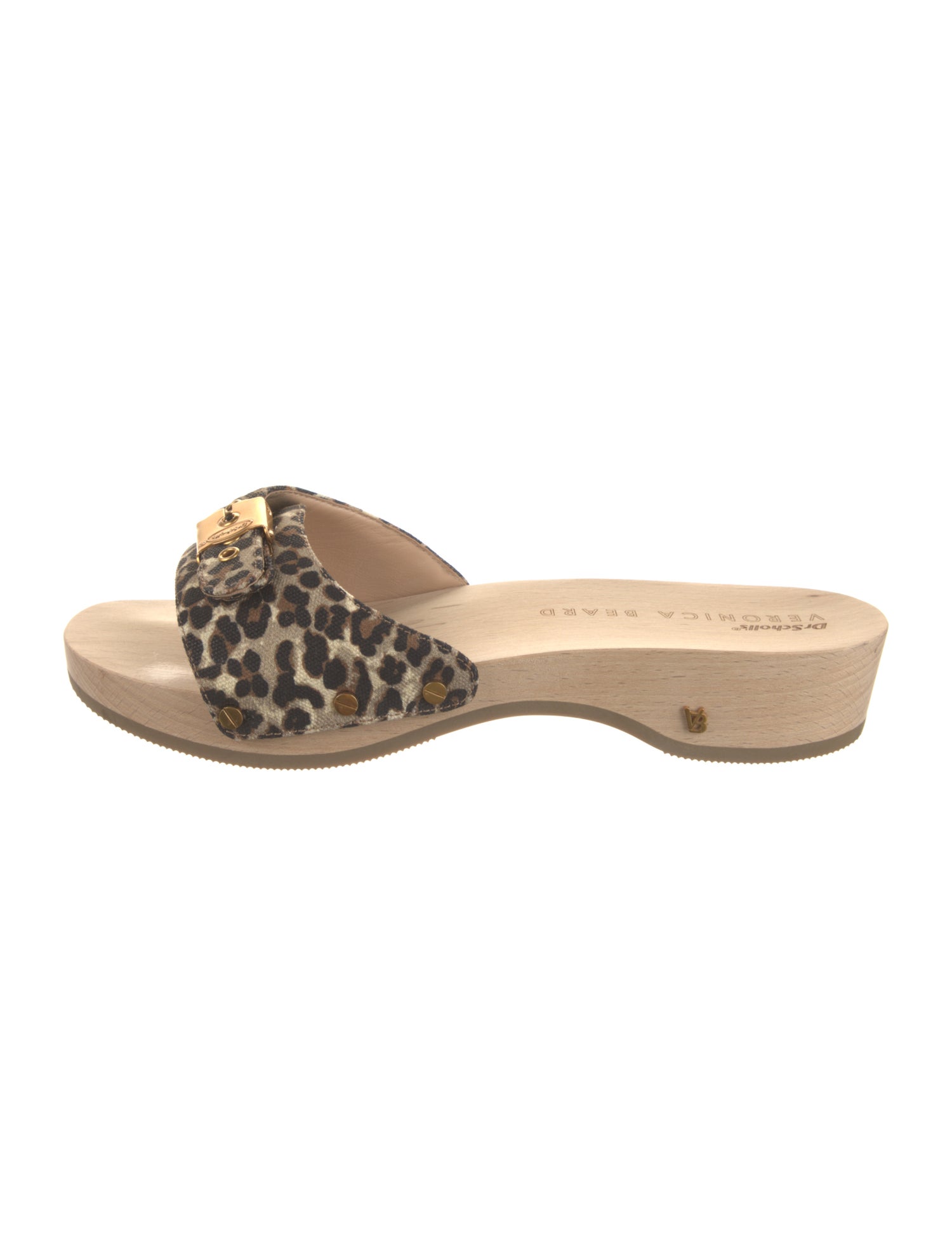 Dr. Scholl's x Veronica Beard Canvas Animal Print Slides