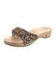 Dr. Scholl's x Veronica Beard Canvas Animal Print Slides