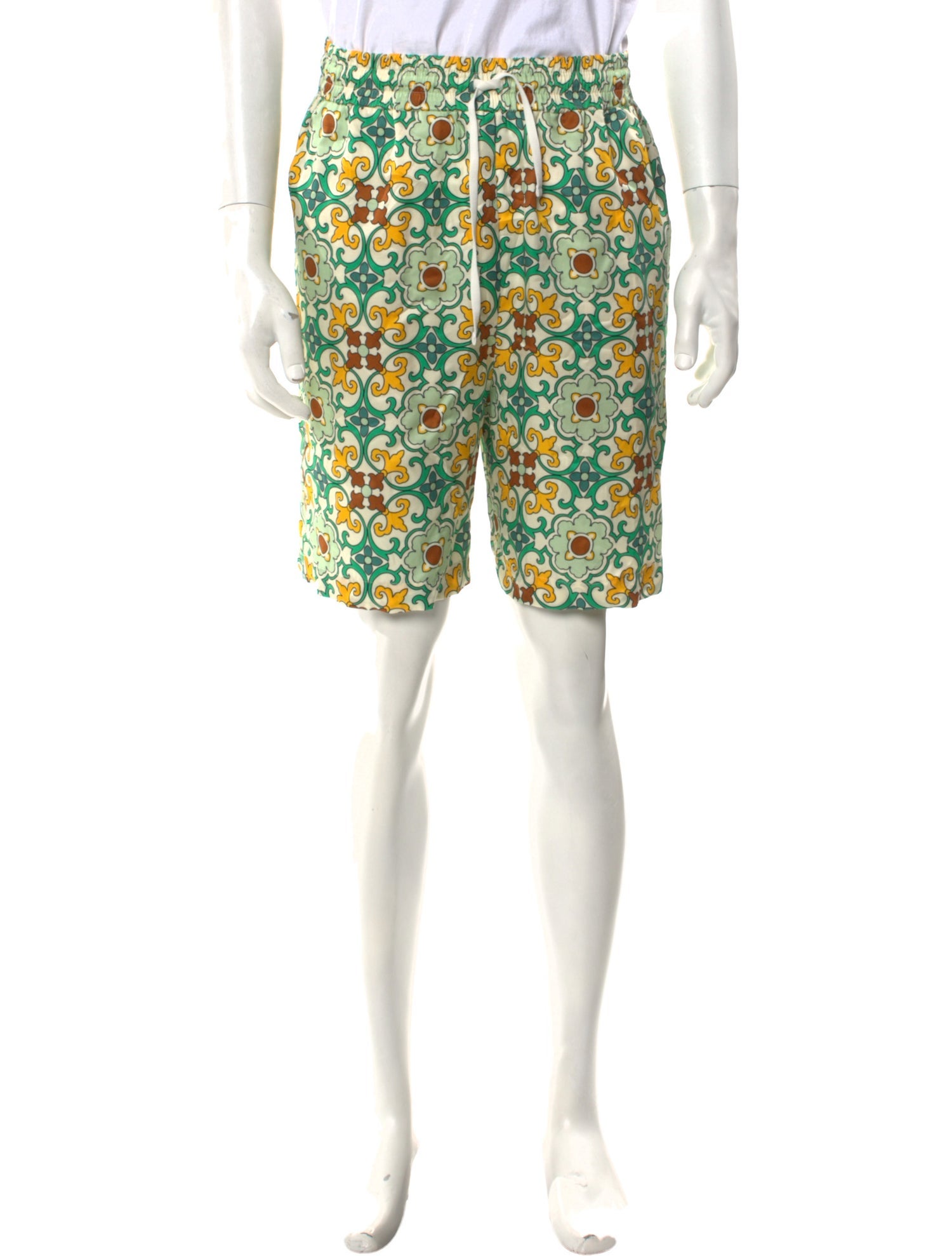 Drole de Monsieur Floral Print Jogger Shorts w/ Tags