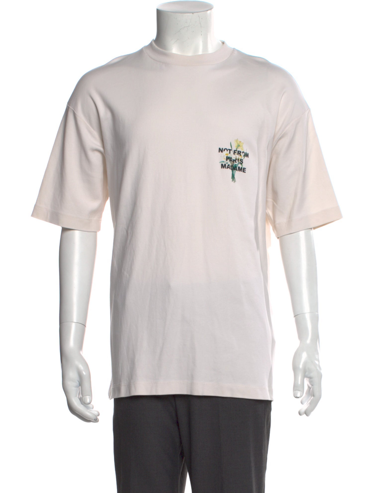 Drole de Monsieur Graphic Print Crew Neck T-Shirt