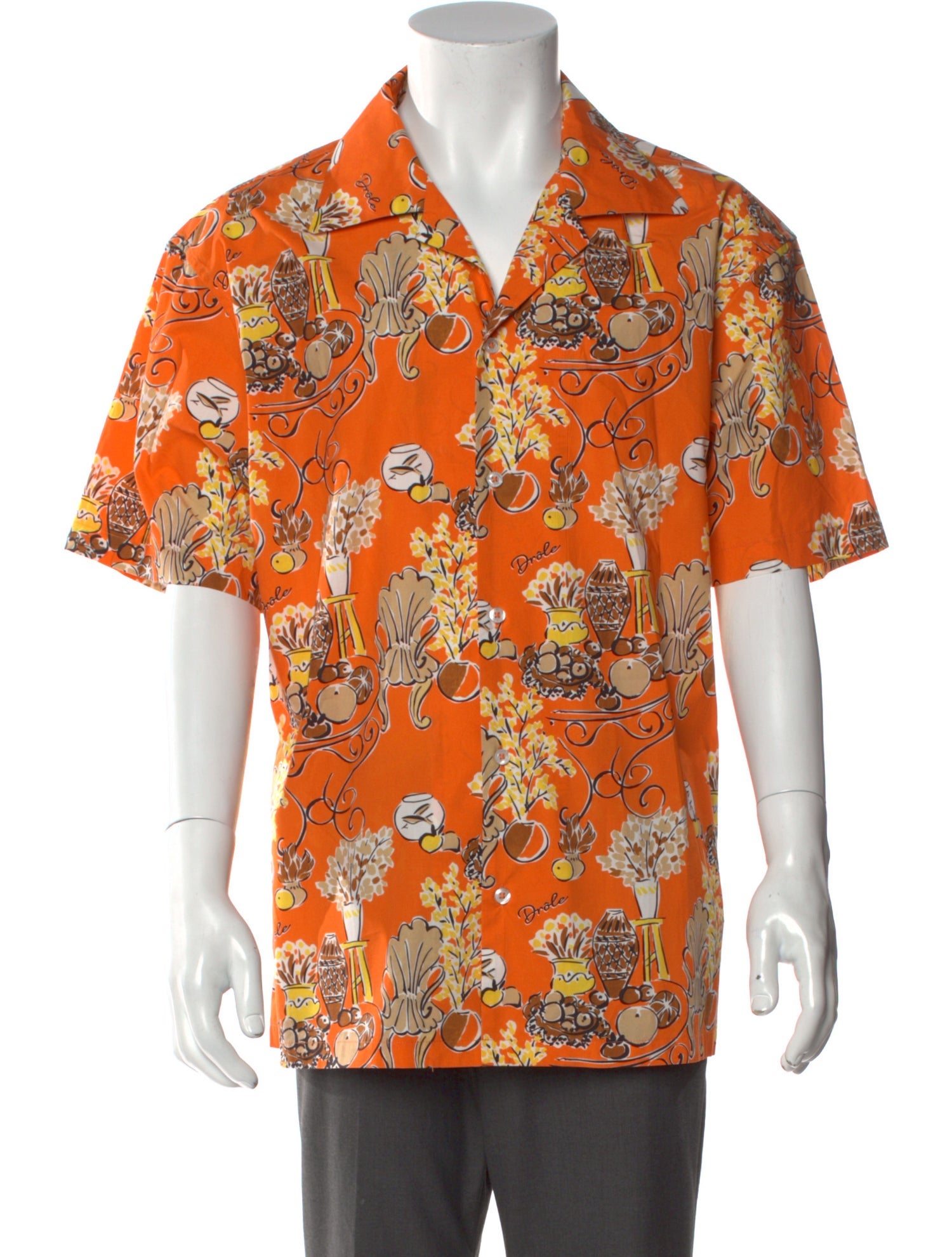 Drole de Monsieur Printed Short Sleeve Shirt