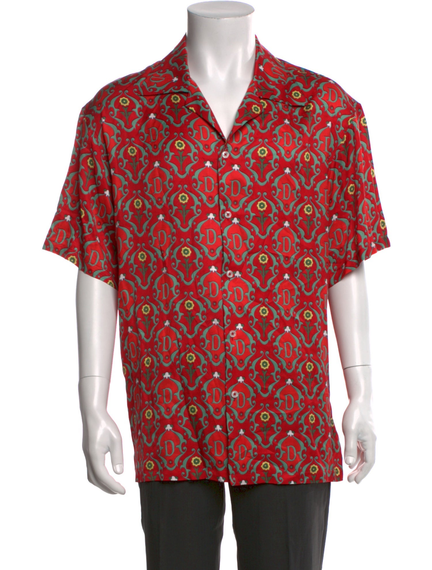 Drole de Monsieur Printed Short Sleeve Shirt